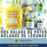 box salade de pâtes mélange de légumes