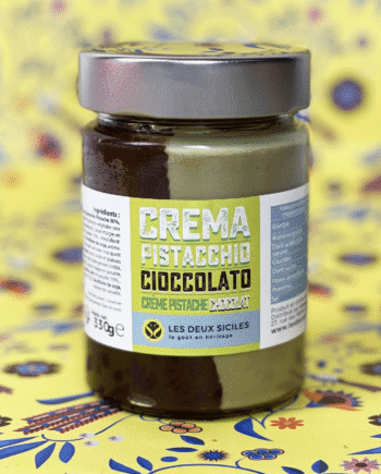 crème duo pistache chocolat noir