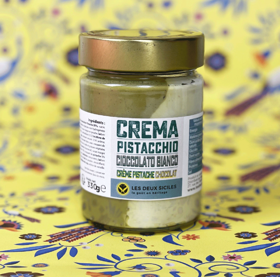 Crème Duo pistache & chocolat blanc