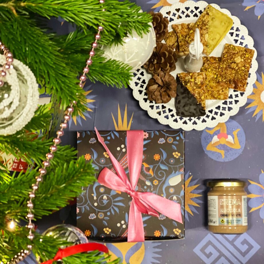 panettone au chocolat et crème de noisette