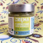 crème de pistache avec des pépites de pistache