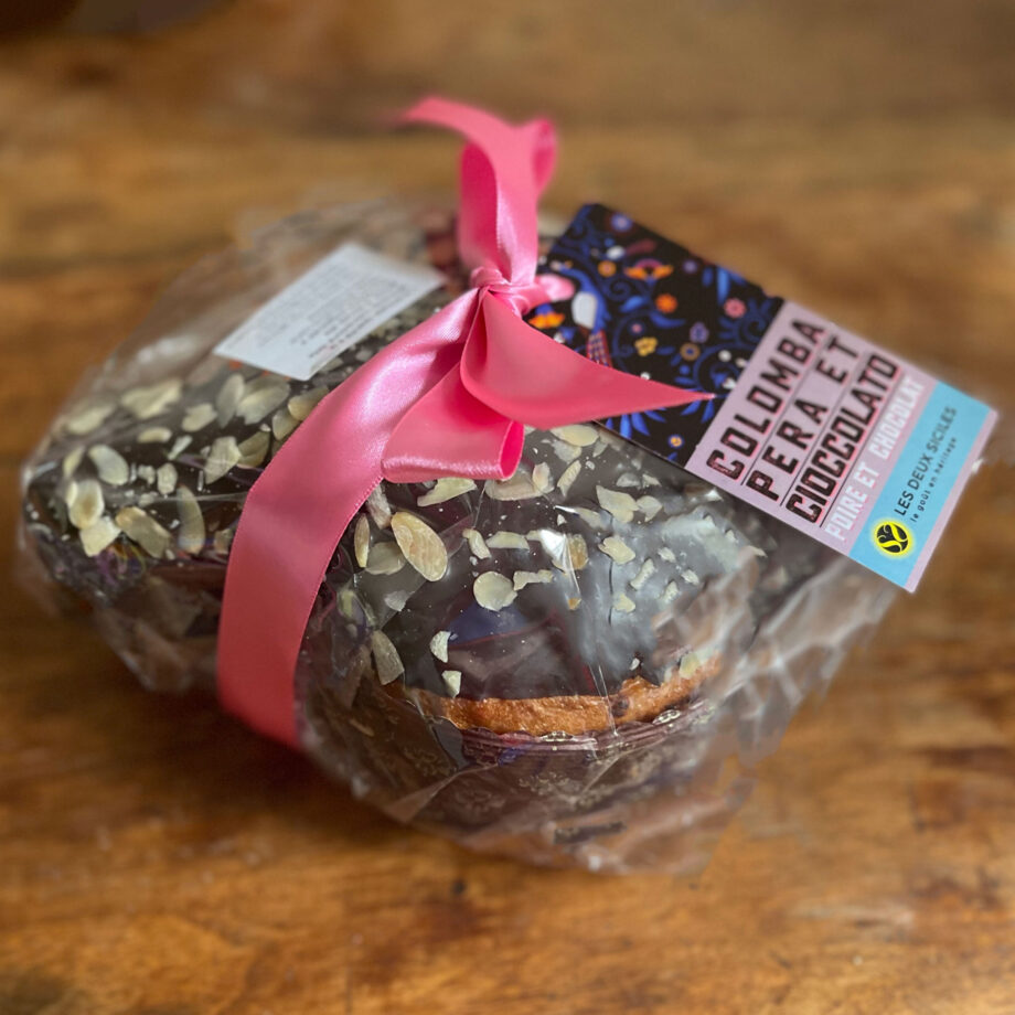 Colombe poires et chocolat