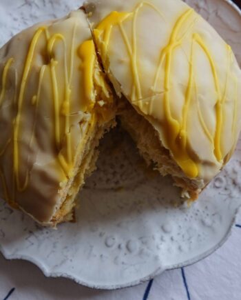 Panettone Artisanal à la Crème d'Orange et Chocolat Blanc 500 gr Pack solde