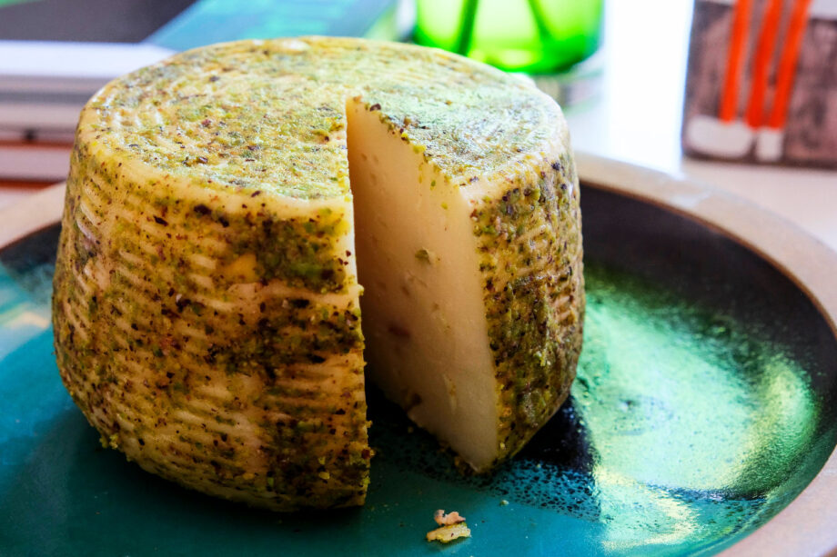 pecorino à la pistache