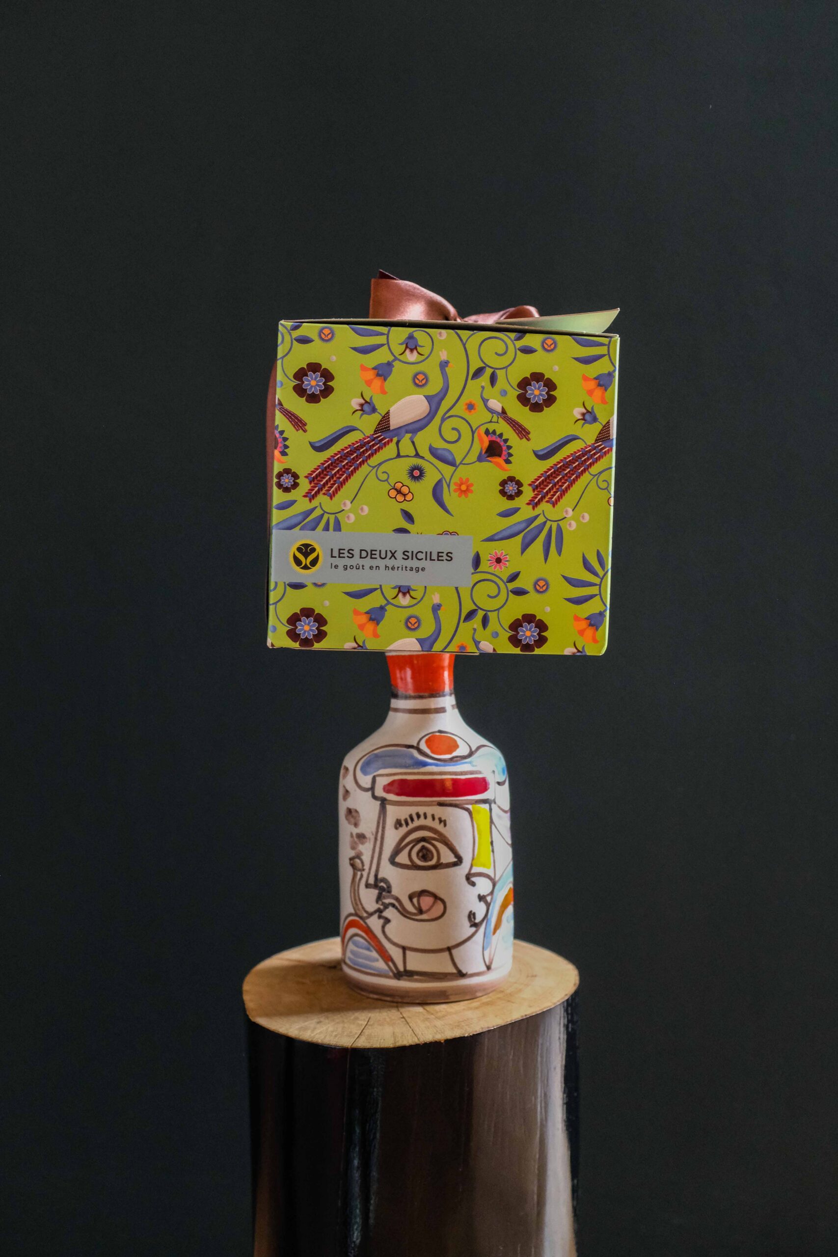 Panettone pistache chocolat noir