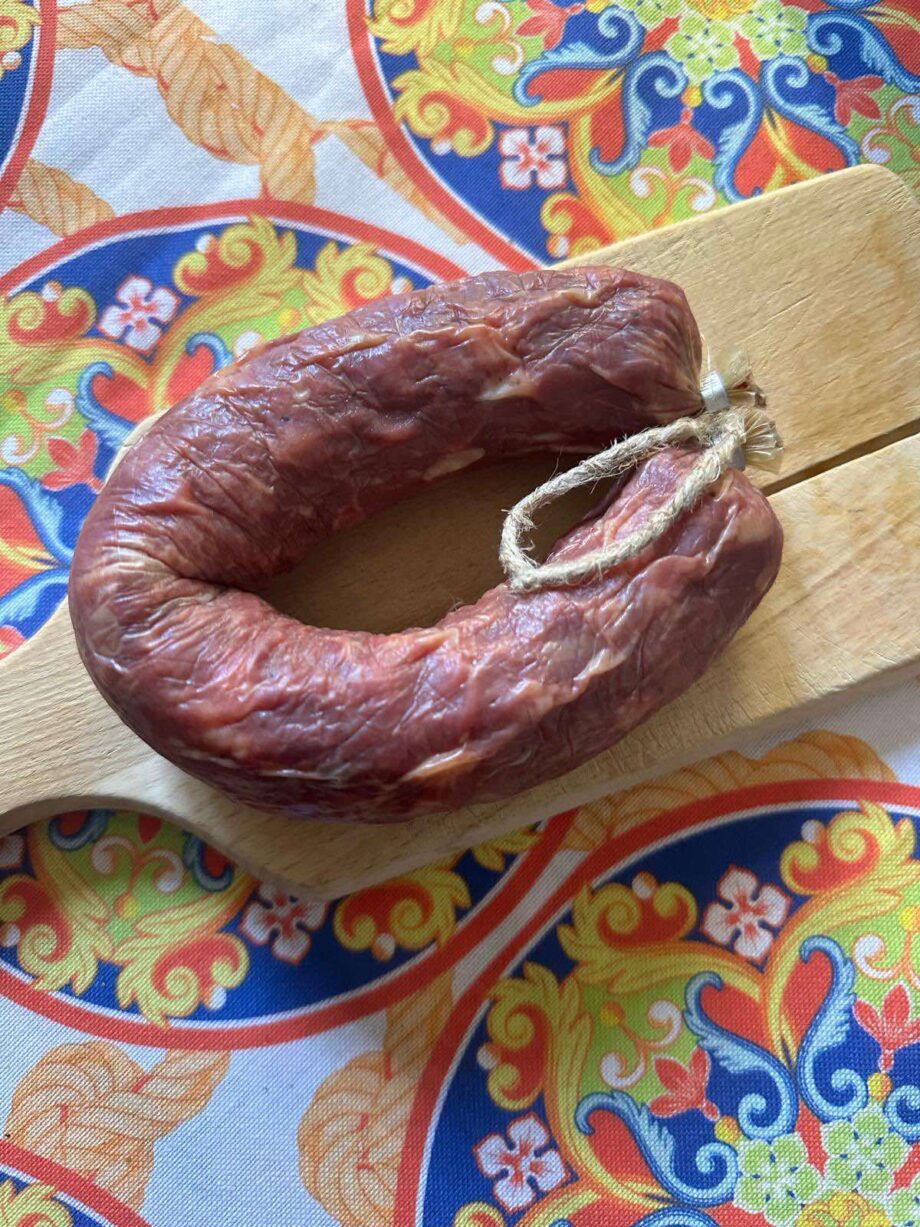 Saucisson rond pimenté