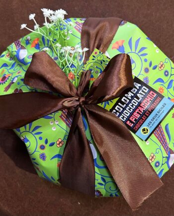 Colombe Pistache et nappée de Chocolat noir élégant 1kg