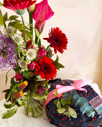 poire et chocolat bouquet rouge passion