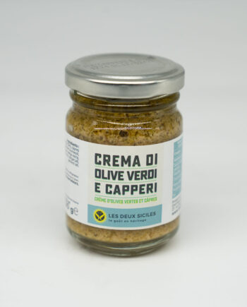 Crème d'olives vertes et câpres