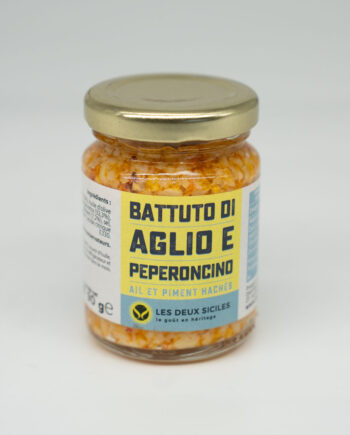 Ail et piment hachés