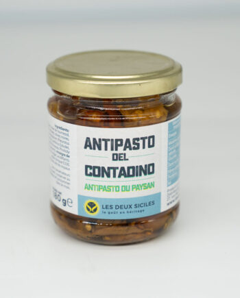 Antipasto du paysan, légumes en bocal