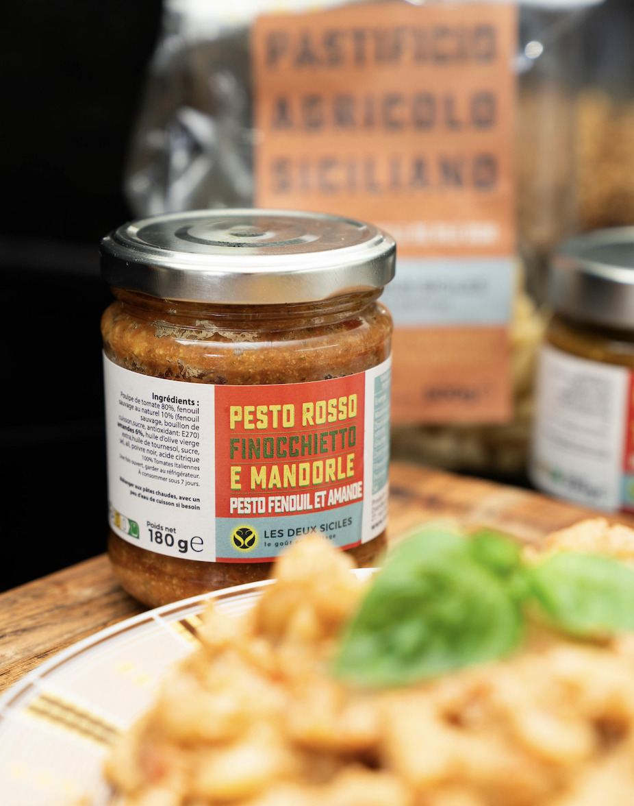 pesto rosso fenouil et amande